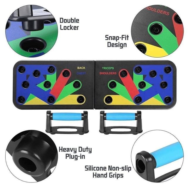 Multifunction Foldable Push Up Board