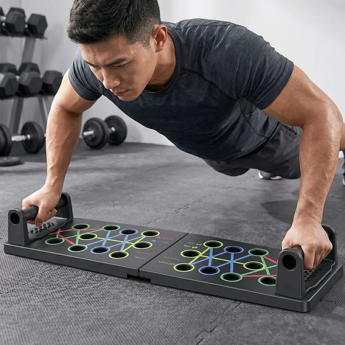 Multifunction Foldable Push Up Board