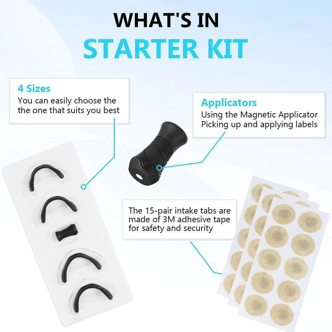 Nasal Strip Starter Kit – Boost Oxygen & Reduce Snoring Comfortably