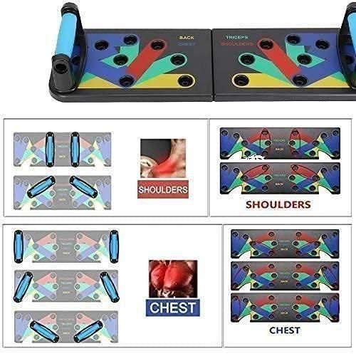 Multifunction Foldable Push Up Board